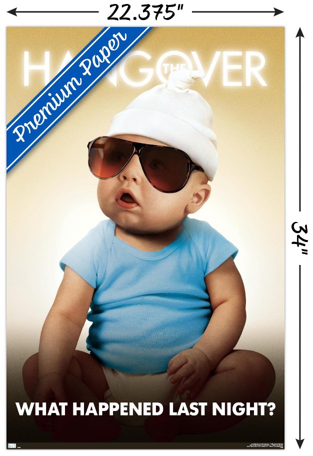 Trends International The Hangover Baby One Sheet Unframed Wall Poster Prints