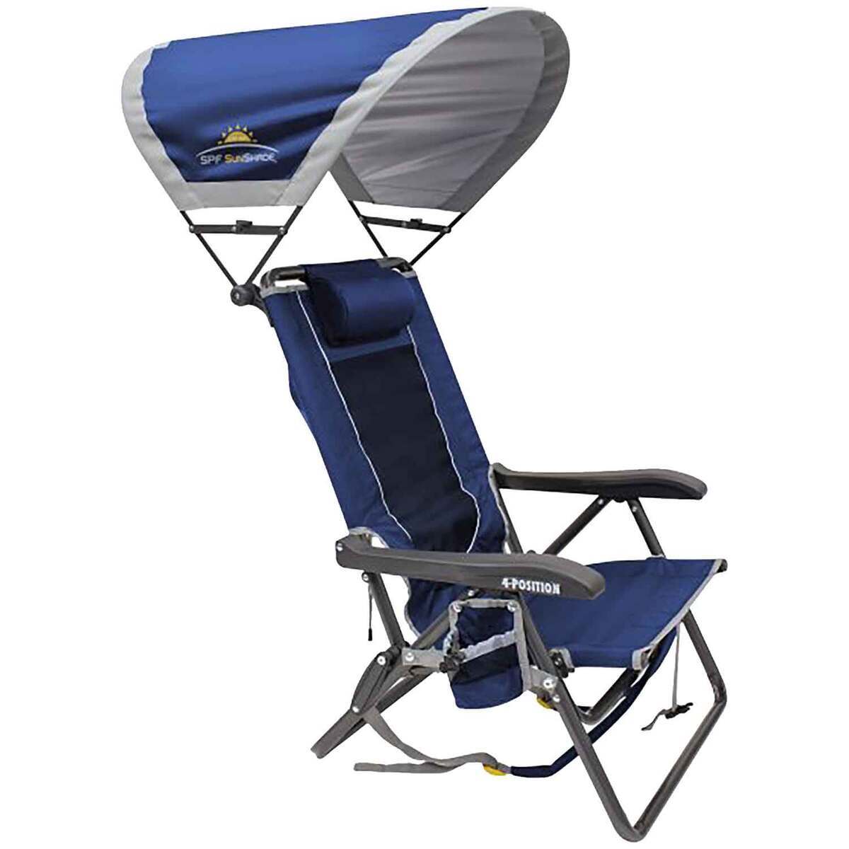 GCI Outdoor SunShade Backpack Event Chair  Blue