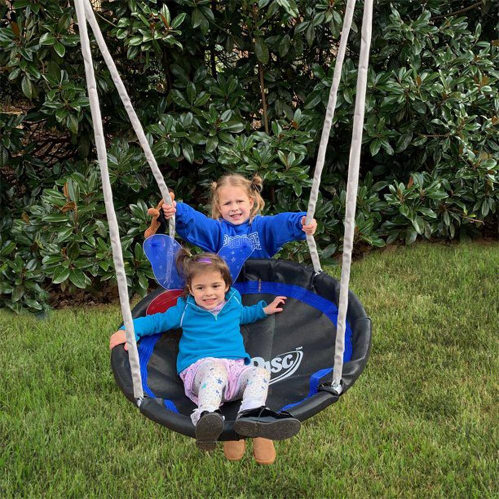 XDP Recreation Fun All Mighty Swing Set wSee Saw Super Disc Swings  Slide XDP-96668G