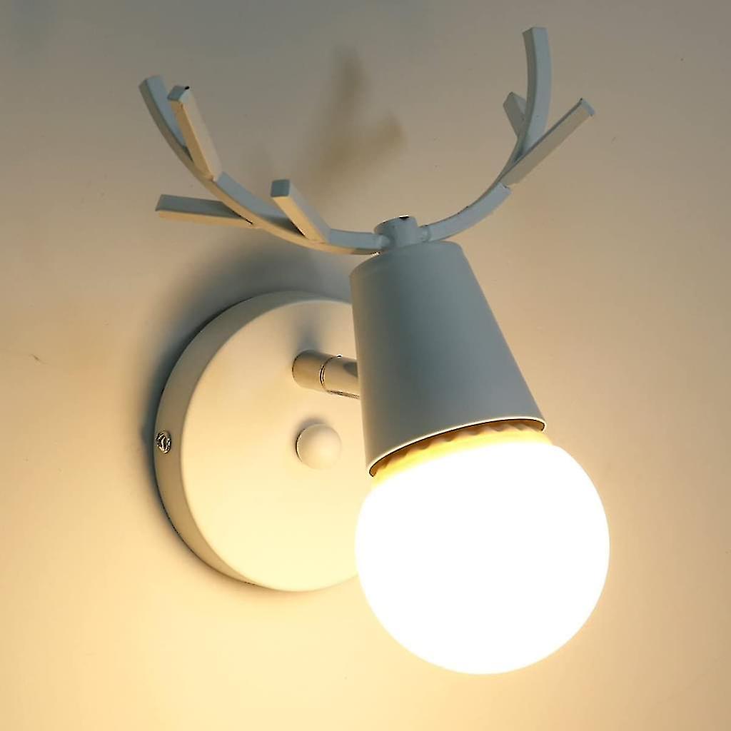 Creative Wall Light Modern Base Deer Head Nordic Style For Bedroom