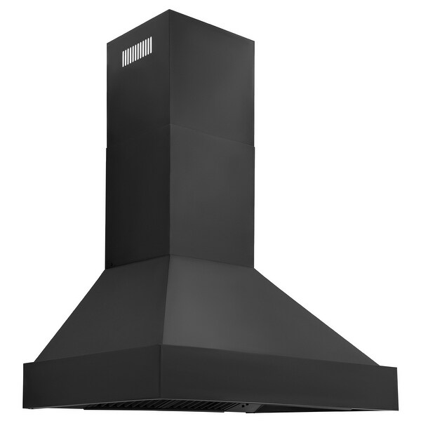 ZLINE Vent Black Stainless Steel Wall-mounted Range Hood