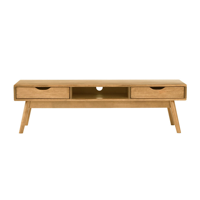 LAMAR Entertainment TV Unit with 2 Drawers 150cm - Natural