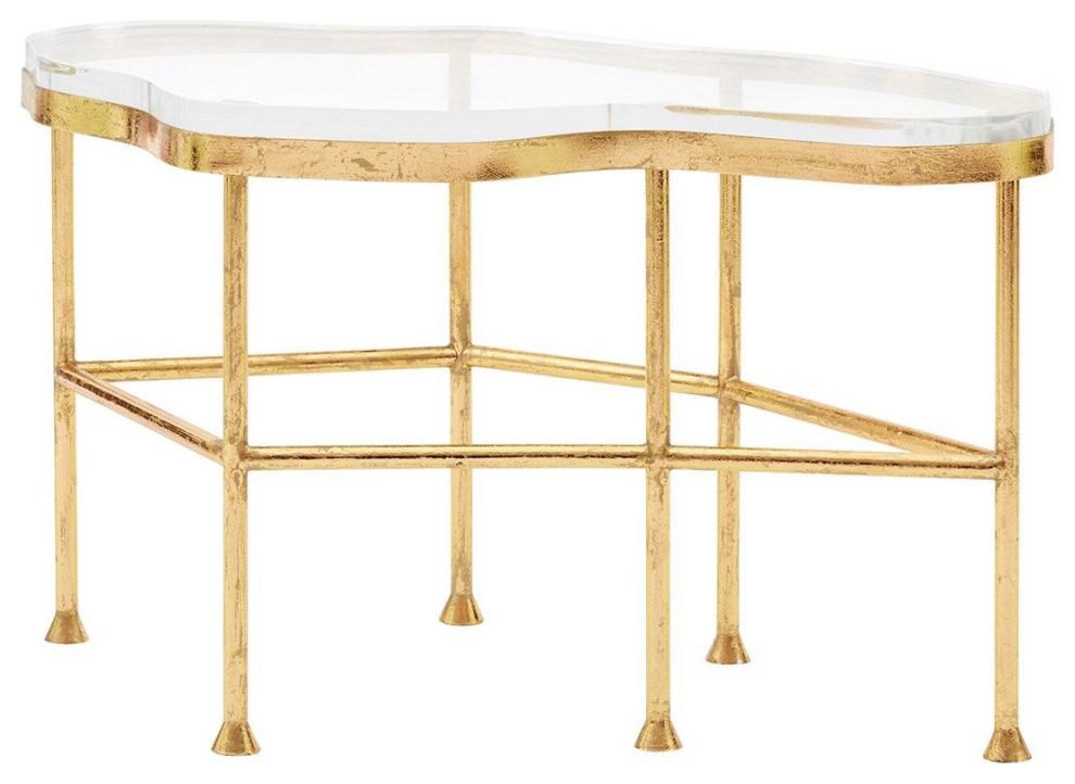 Cristal Coffee Table  Gold   Contemporary   Coffee Tables   by Old Bones Co.  Studios  Houzz