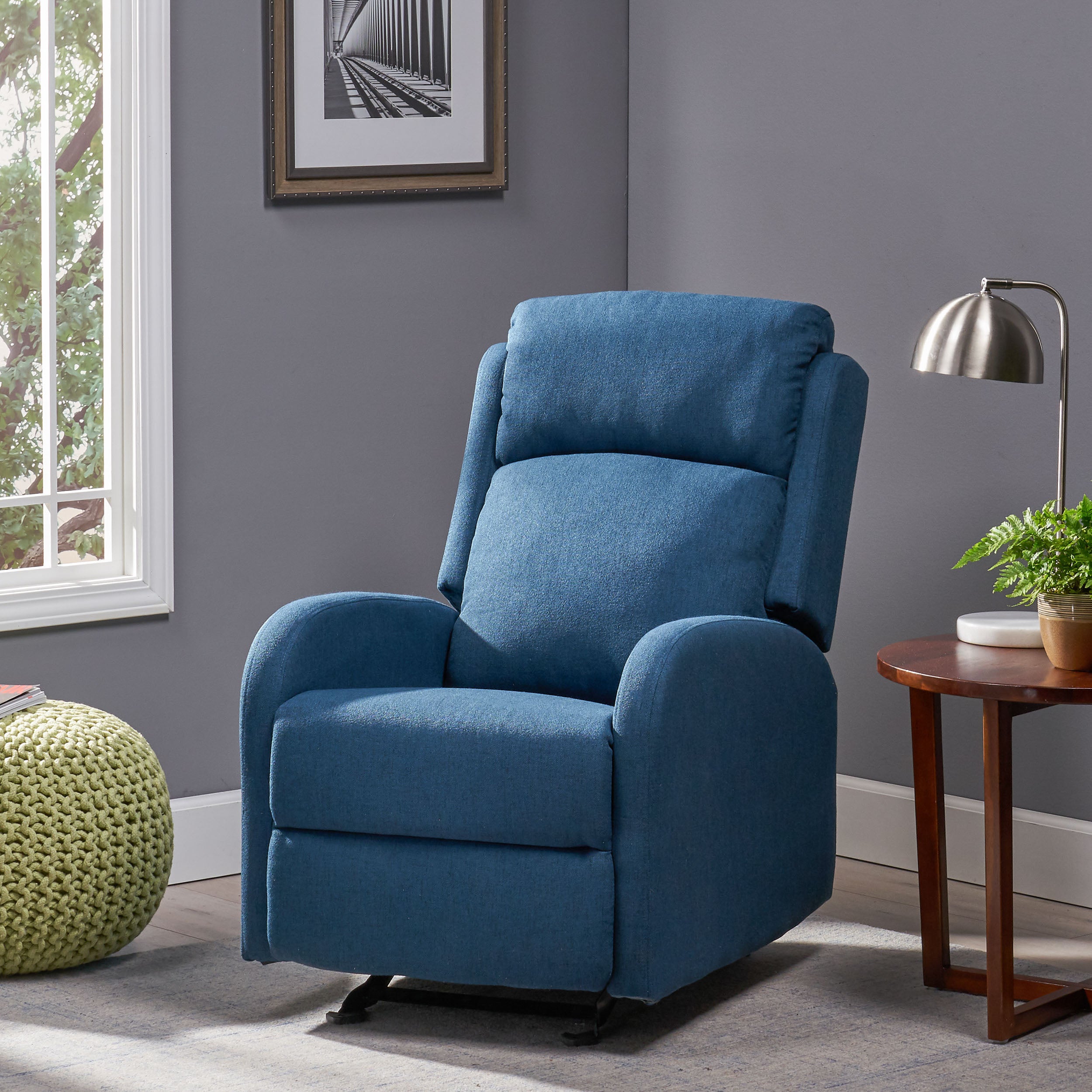 Amallie Fabric Rocking Recliner