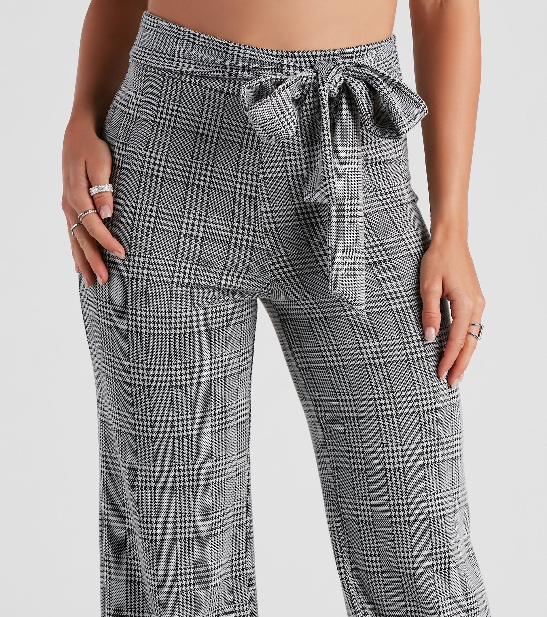 Perfect 'Fit Plaid Trouser Pants