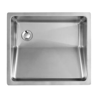 Karran 17.25 in. Bathroom Sink in Stainless Steel UV-1816