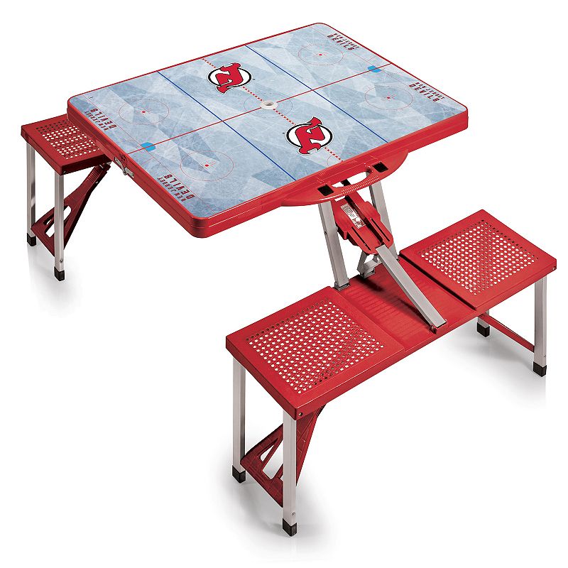 Picnic Time New Jersey Devils Portable Folding Picnic Table