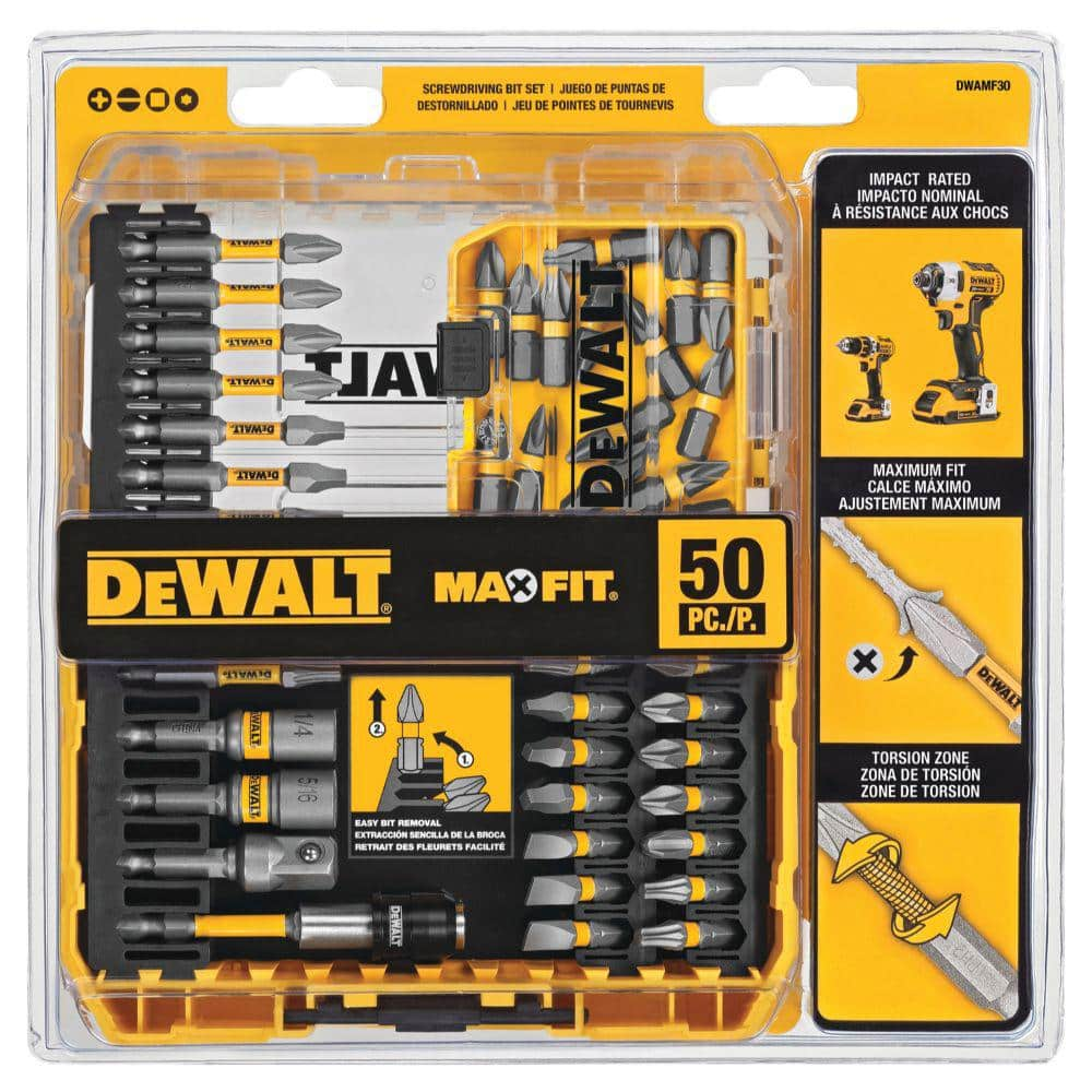 DEWALT MAXFIT Screwdriving Set (50-Piece) DWAMF50