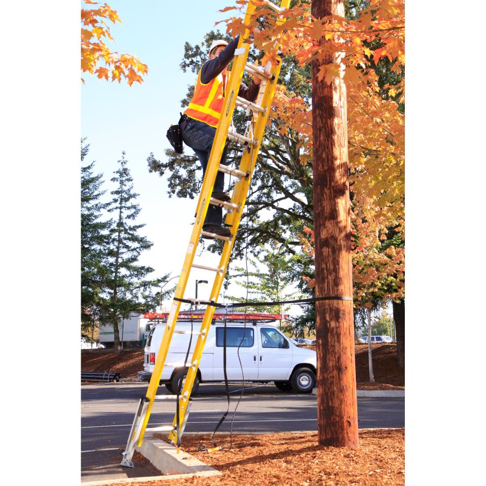 20 Ft. Type IAA Fiberglass Leveling Extension Ladder ;