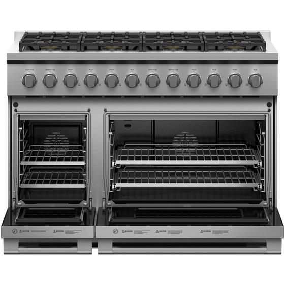 Fisher & Paykel 48-inch Freestanding Gas Range with Convection Technology RGV3-488-N