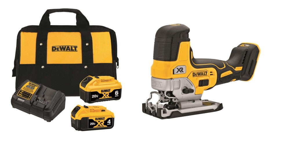 DEWALT 20V MAX XR Jig Saw & Starter Kit Bundle DCB246CKDCS335B from DEWALT