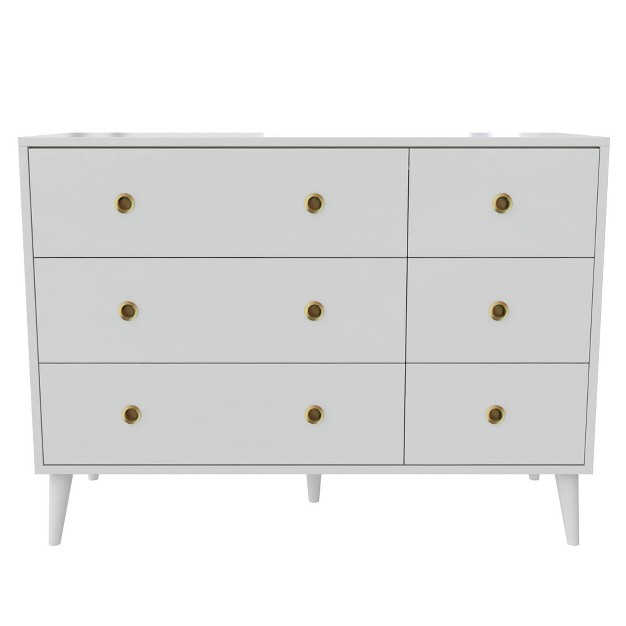 Novogratz Harper 6 Drawer Dresser