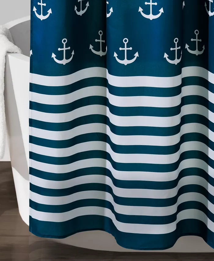 Lush Dandeacute;cor Anchor 72 x 72 Shower Curtain