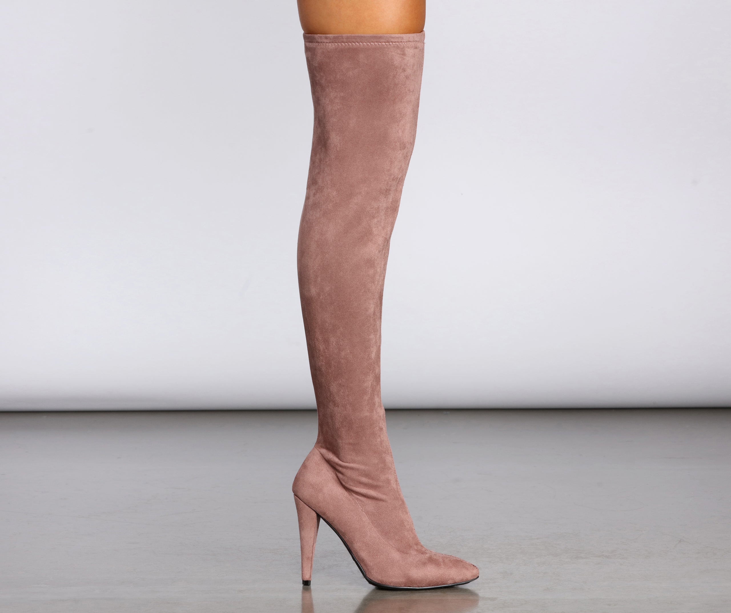 All About The Mauves Thigh High Boots