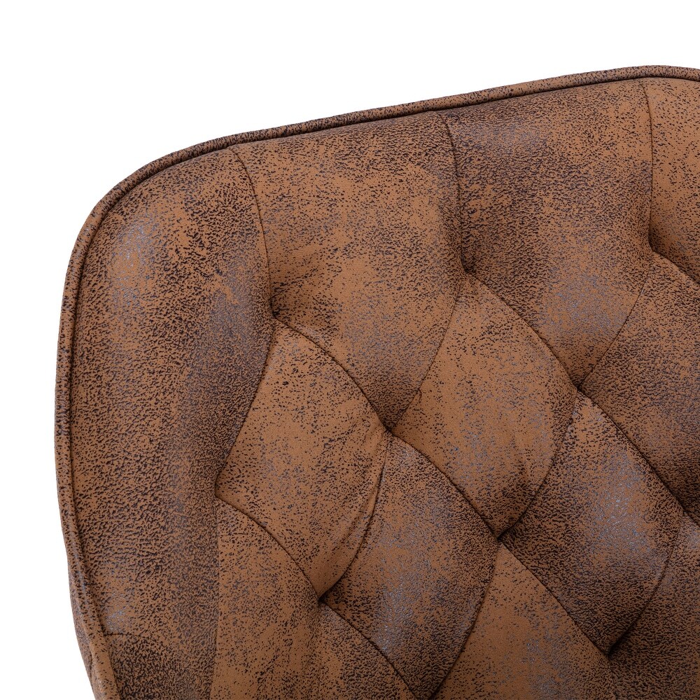 Solid Wood Tufted Upholstered Armless chair