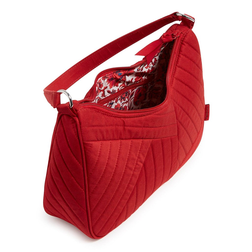 Vera Bradley  Frannie Crescent Crossbody Bag in Cardinal Red