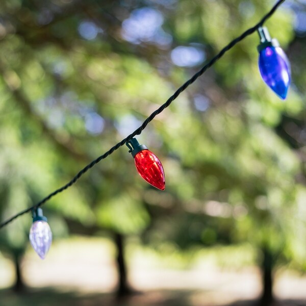 Patriotic LED C9 Christmas Lights