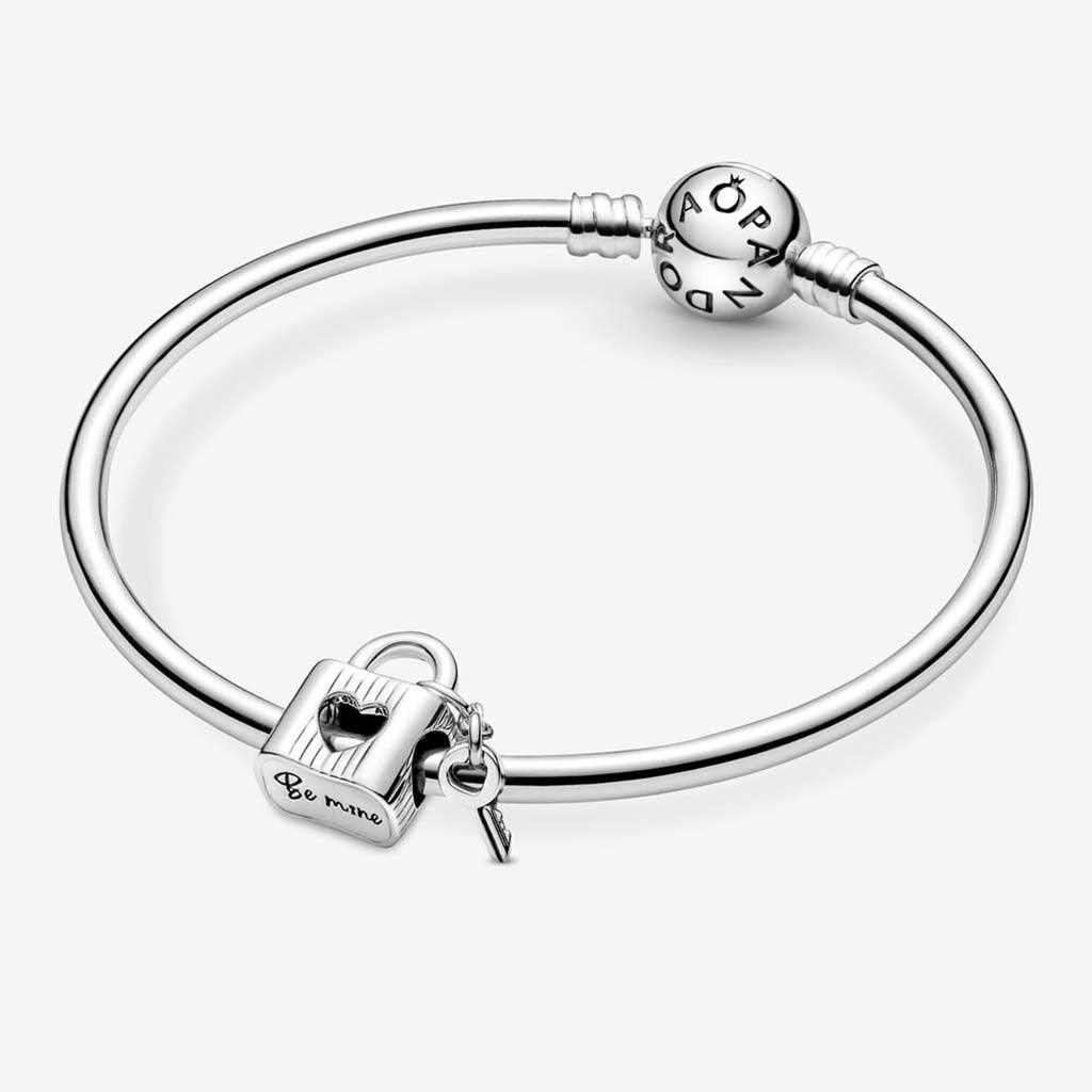 PANDORA  Padlock & Heart Key Charm