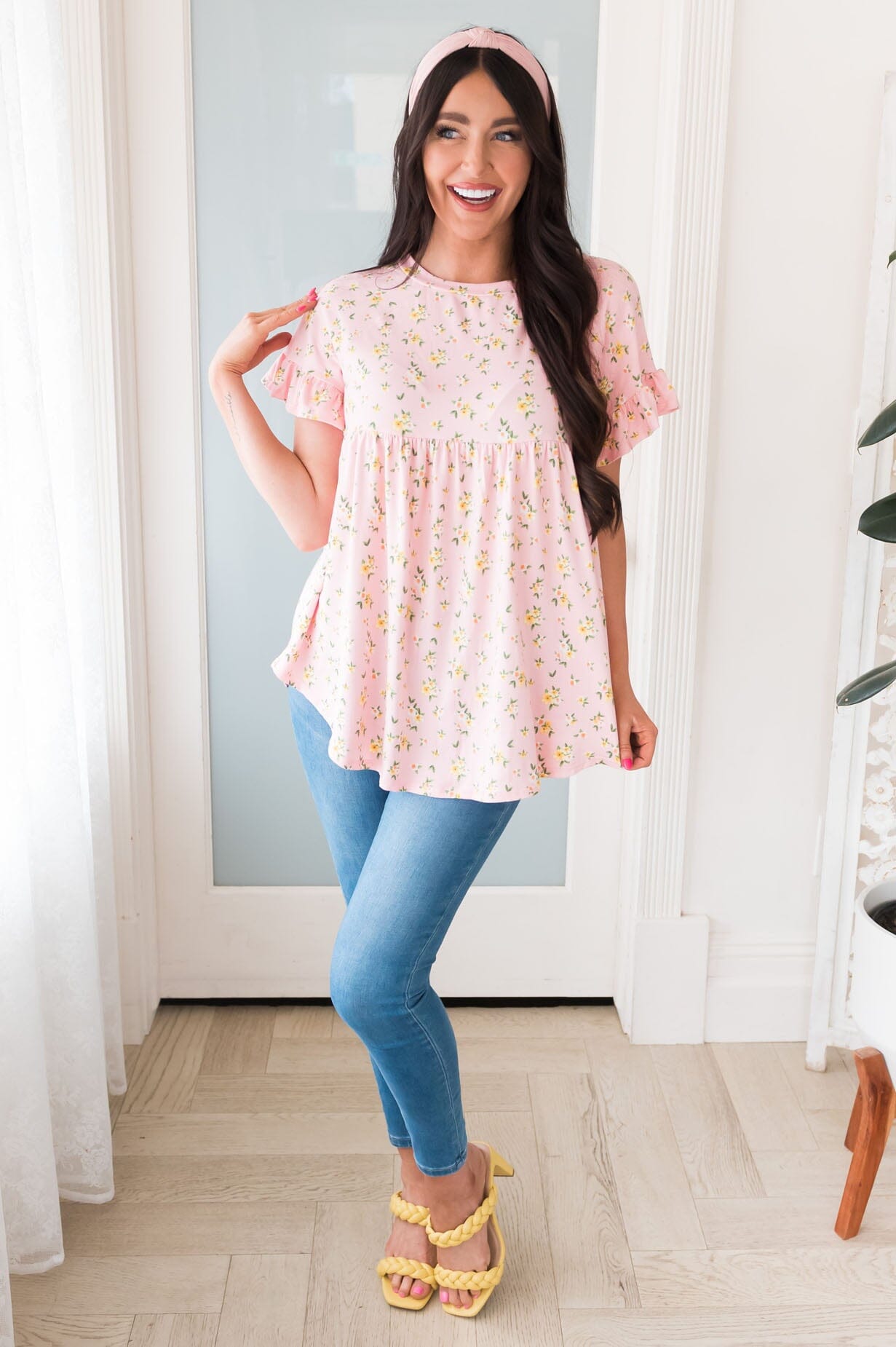 Sweet Blooms Babydoll Top