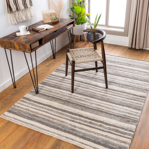 Petra  Modern Jute Grey Rug