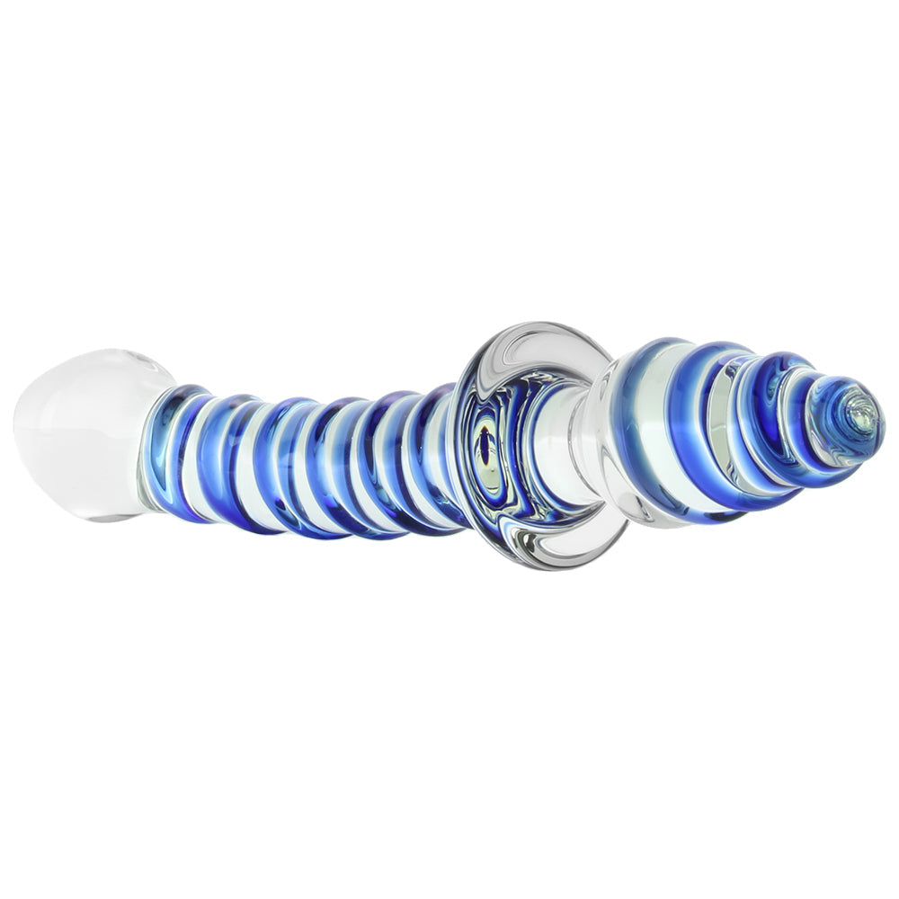 gläs 10 Inch Mr. Swirly Double Dildo & Butt Plug