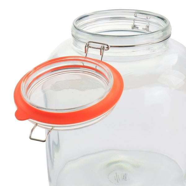 22.4 Cup Glass Jar With Lid