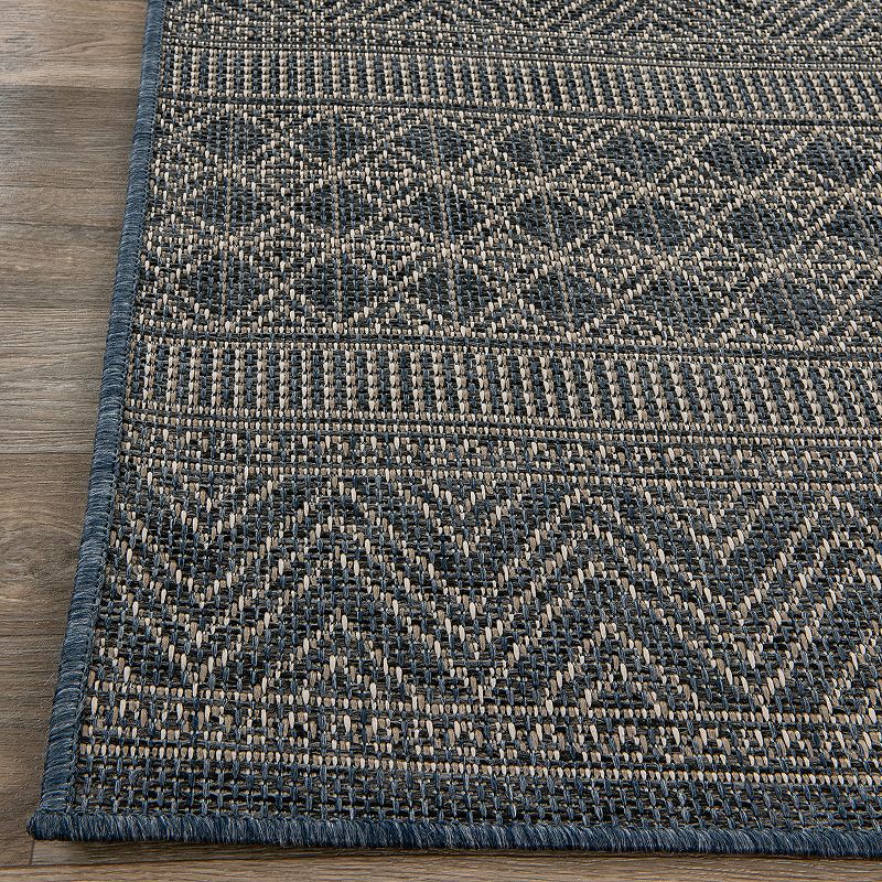 World Rug Gallery Geometric Bohemian Indoor Outdoor Area Rug