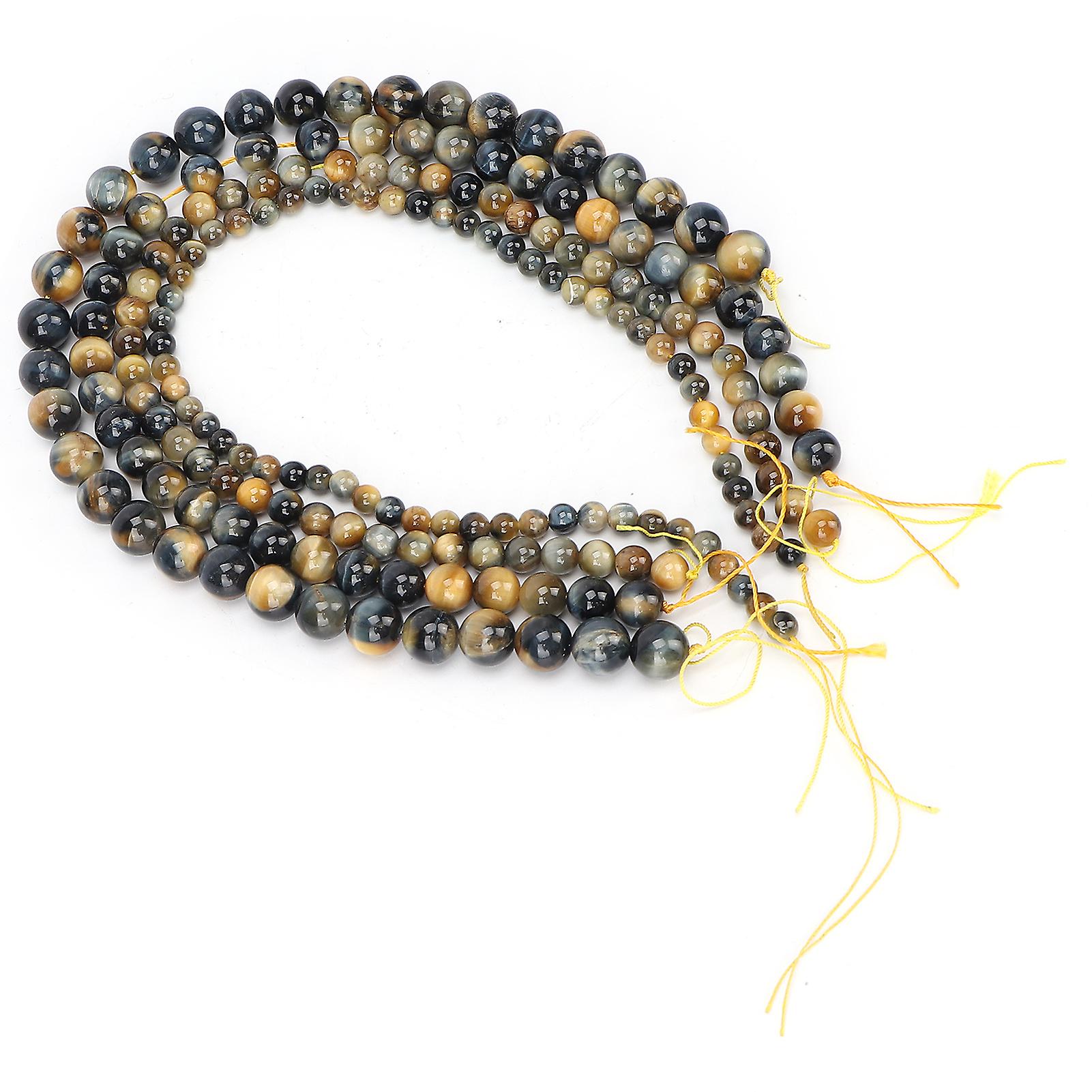 4 String Natural Stone Beads Smooth Elegant Jewelry Making Decorative Beads For Bracelet Necklace