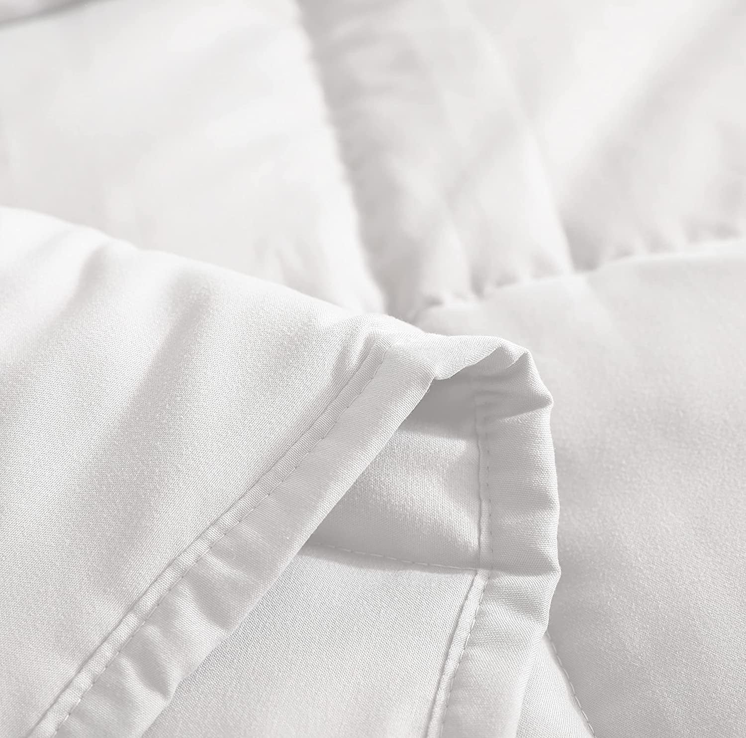 Exclusivo Mezcla White Weighted Blanket (60