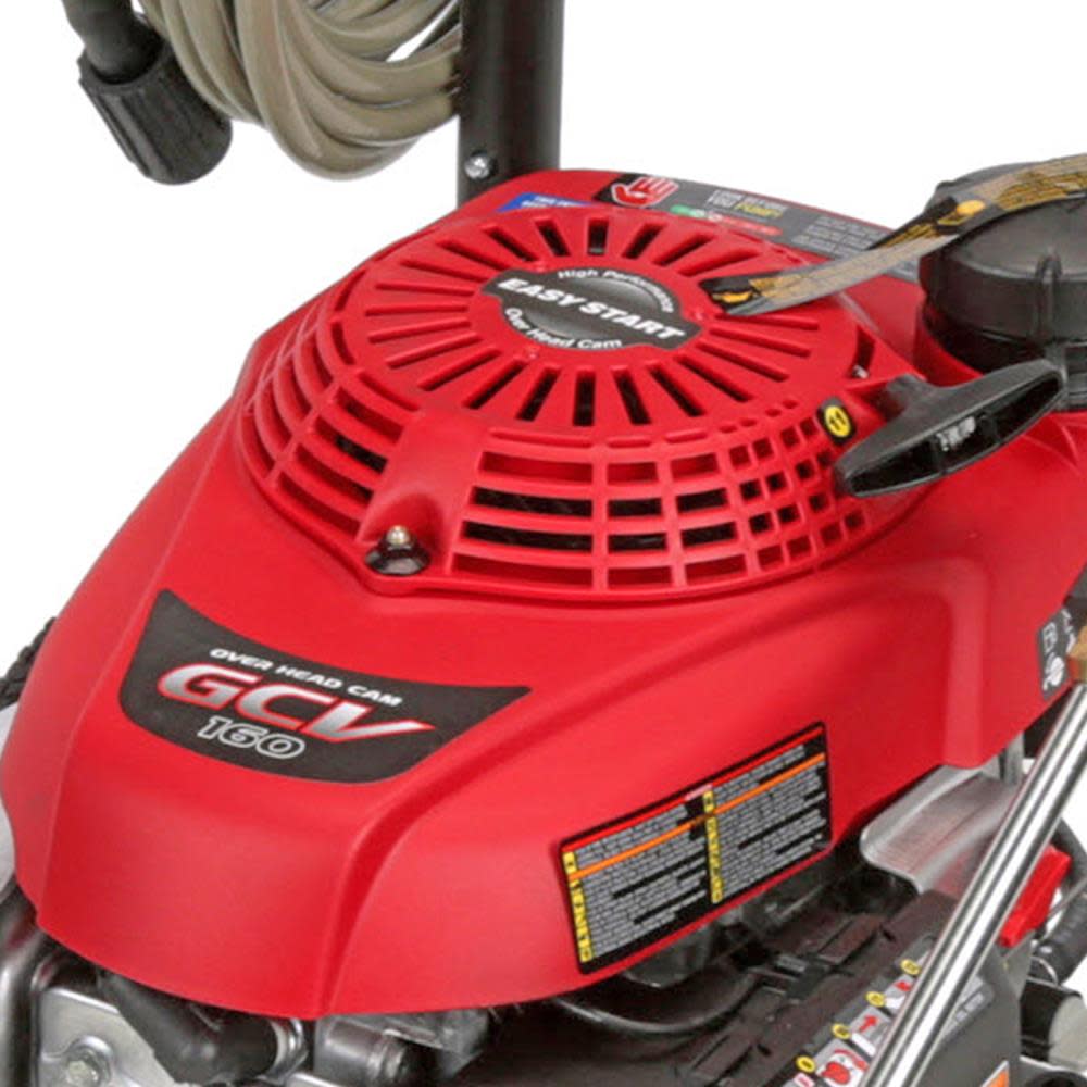 MegaShot 3000 PSI at 2.4 GPM HONDA GCV160 with OEM Technologies Axial Cam Pump Cold Water Premium Residential Gas Pressure Washer ;