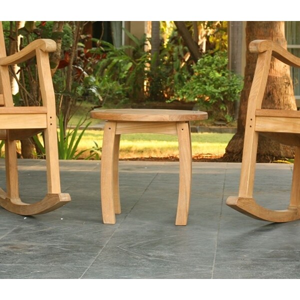 Jakarta Teak Round Outdoor Side Table