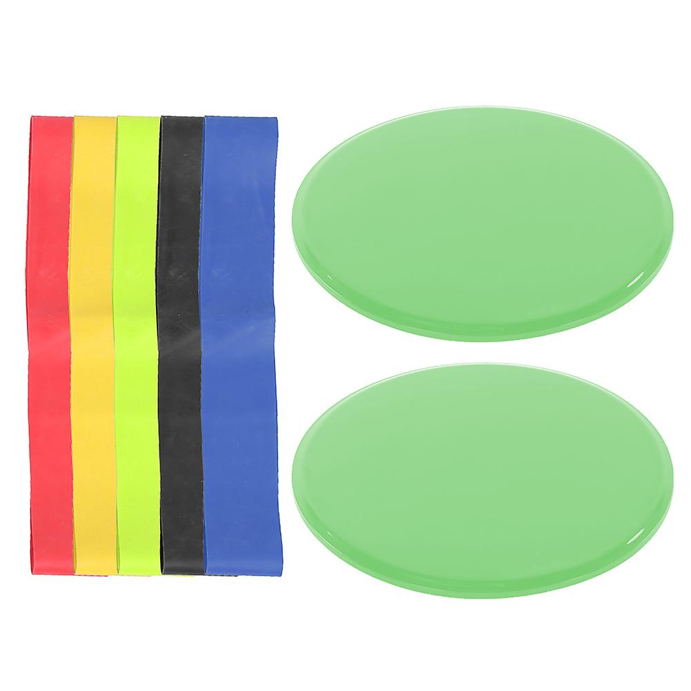 Sports Exercise Sliding Disc Disks Slider Workout Training Slide Mat Fitness Equipmentgreen