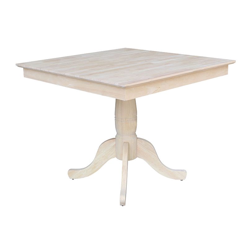 International Concepts Square Pedestal Dining Table