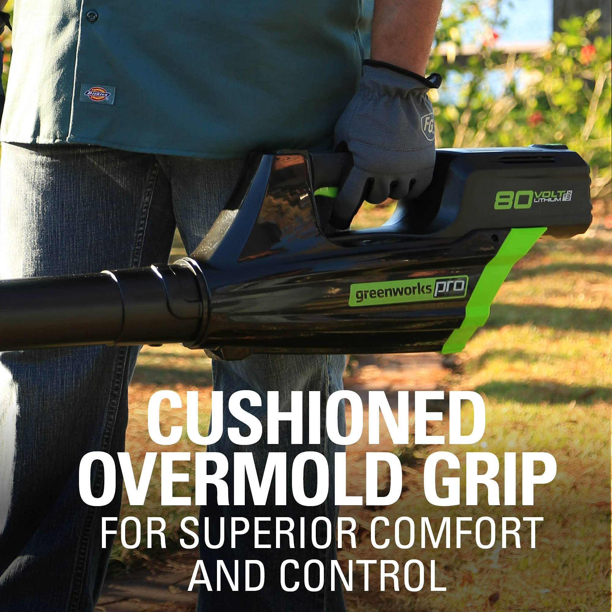 80V 500 CFM Leaf Blower  Battery | Greenworks Tools