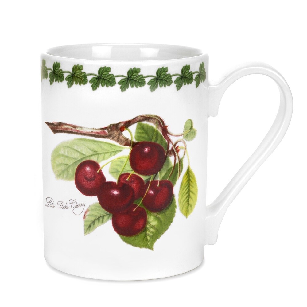 Portmeirion Pomona Tankard Mug Set of 6 Assorted Motifs