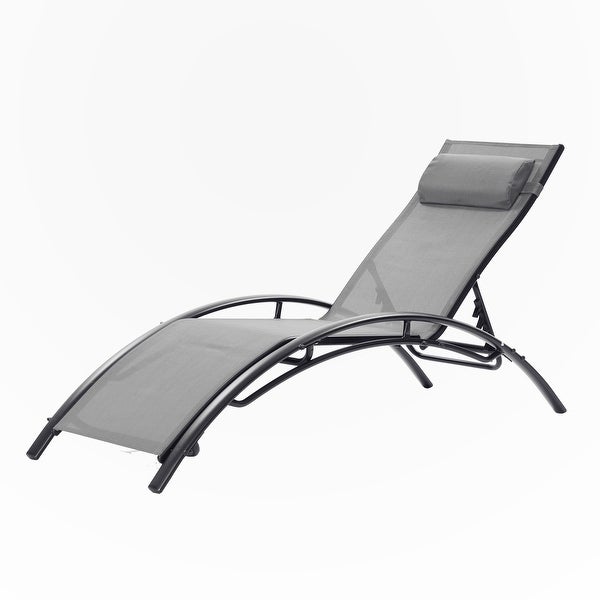 2PCS Outdoor Lounge Chair Set