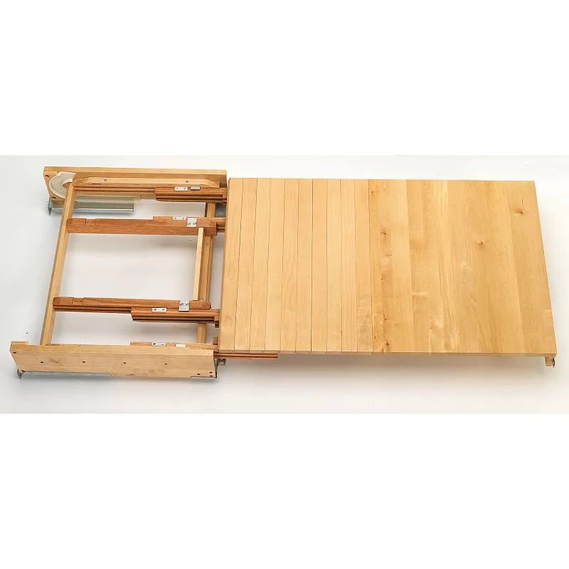 Rev-A-Shelf 31.75 Pull Out Wooden Tambour Table for 21.77 Drawers， 4TT-2133-1