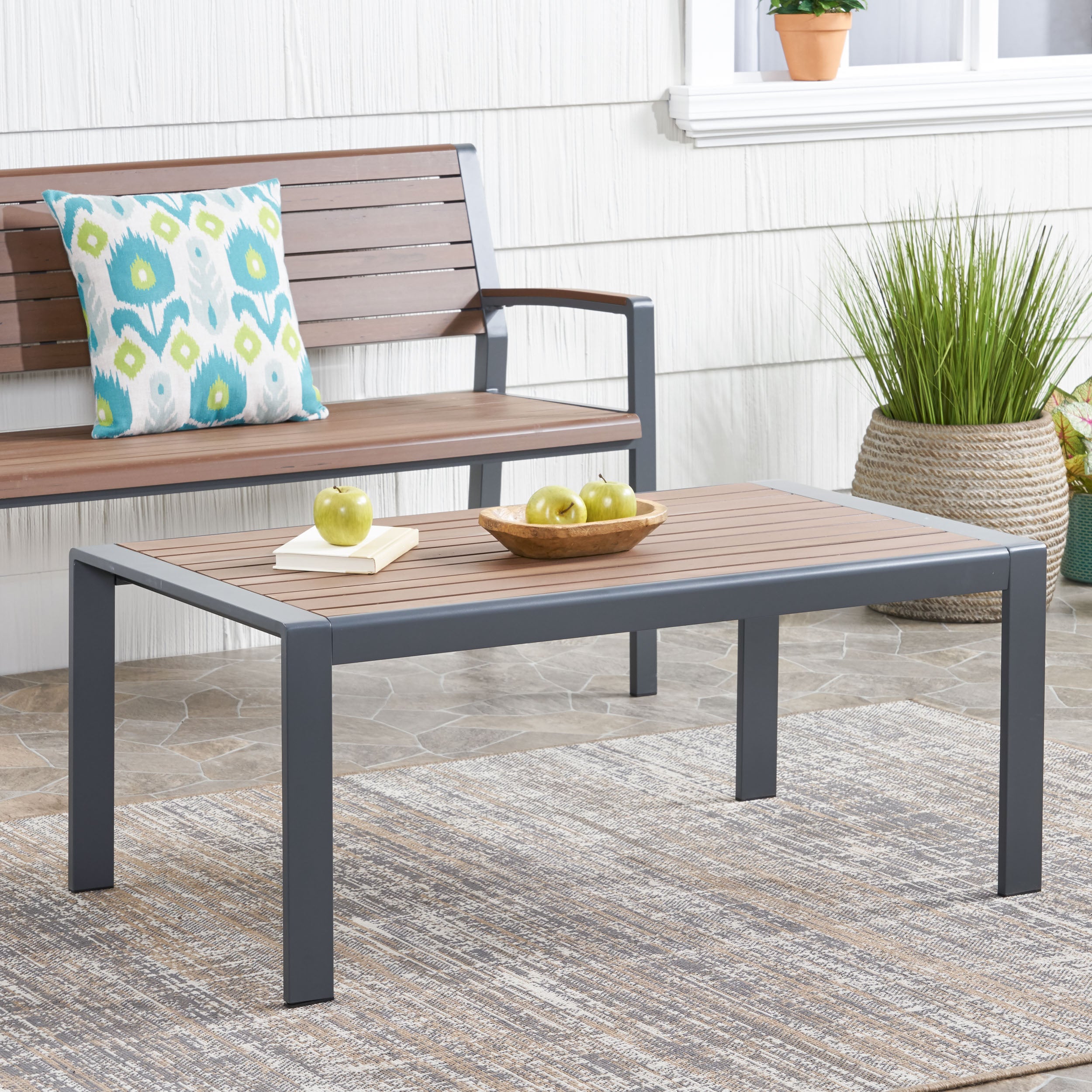 Trimble Outdoor Aluminum Coffee Table