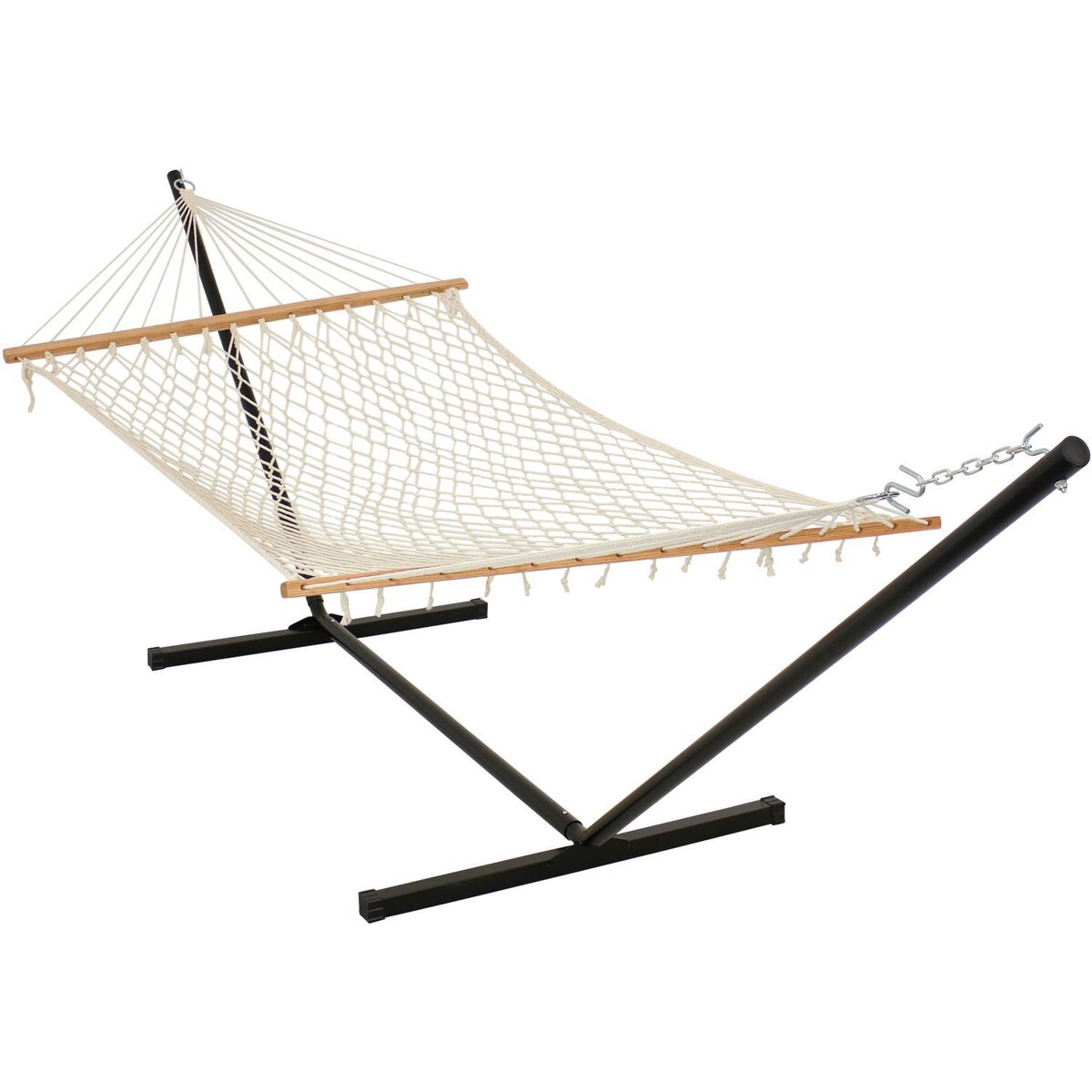 Ultimate Patio Double Rope Hammock w/ Stand