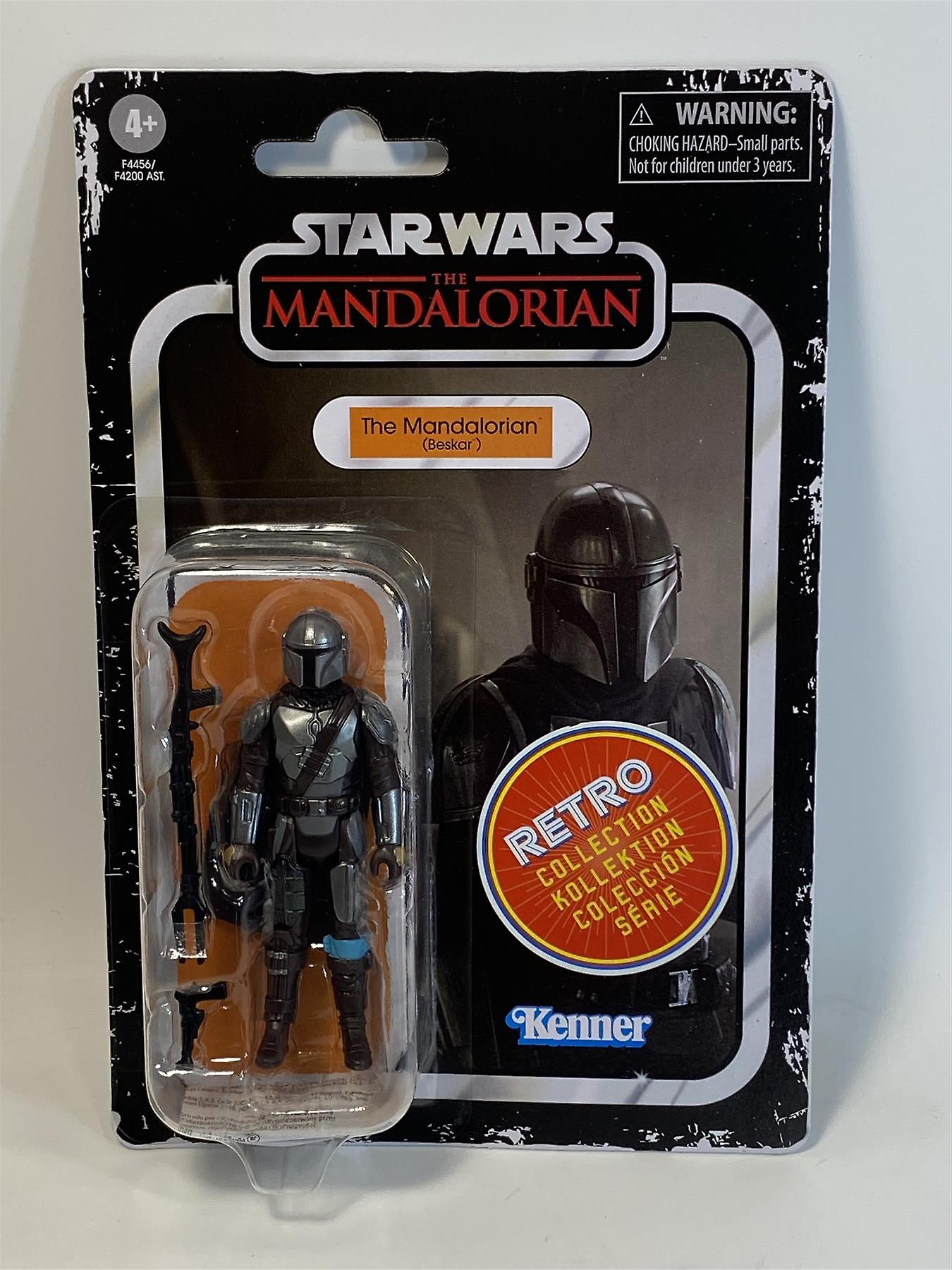 The Mandalorian Beskar Star Wars 3.75 Inch Retro Kenner Hasbro F4456