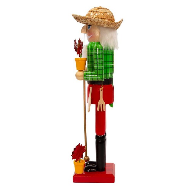 Kurt Adler 15 inch Wooden Gardener Nutcracker