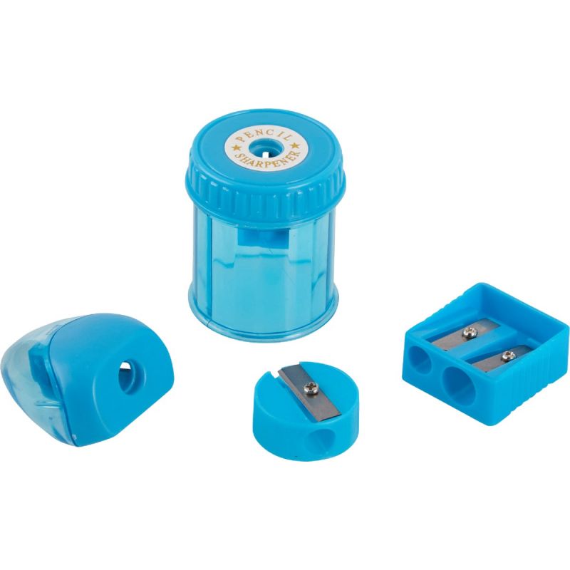 Smart Savers Pencil Sharpener Set Assorted (Pack of 12)