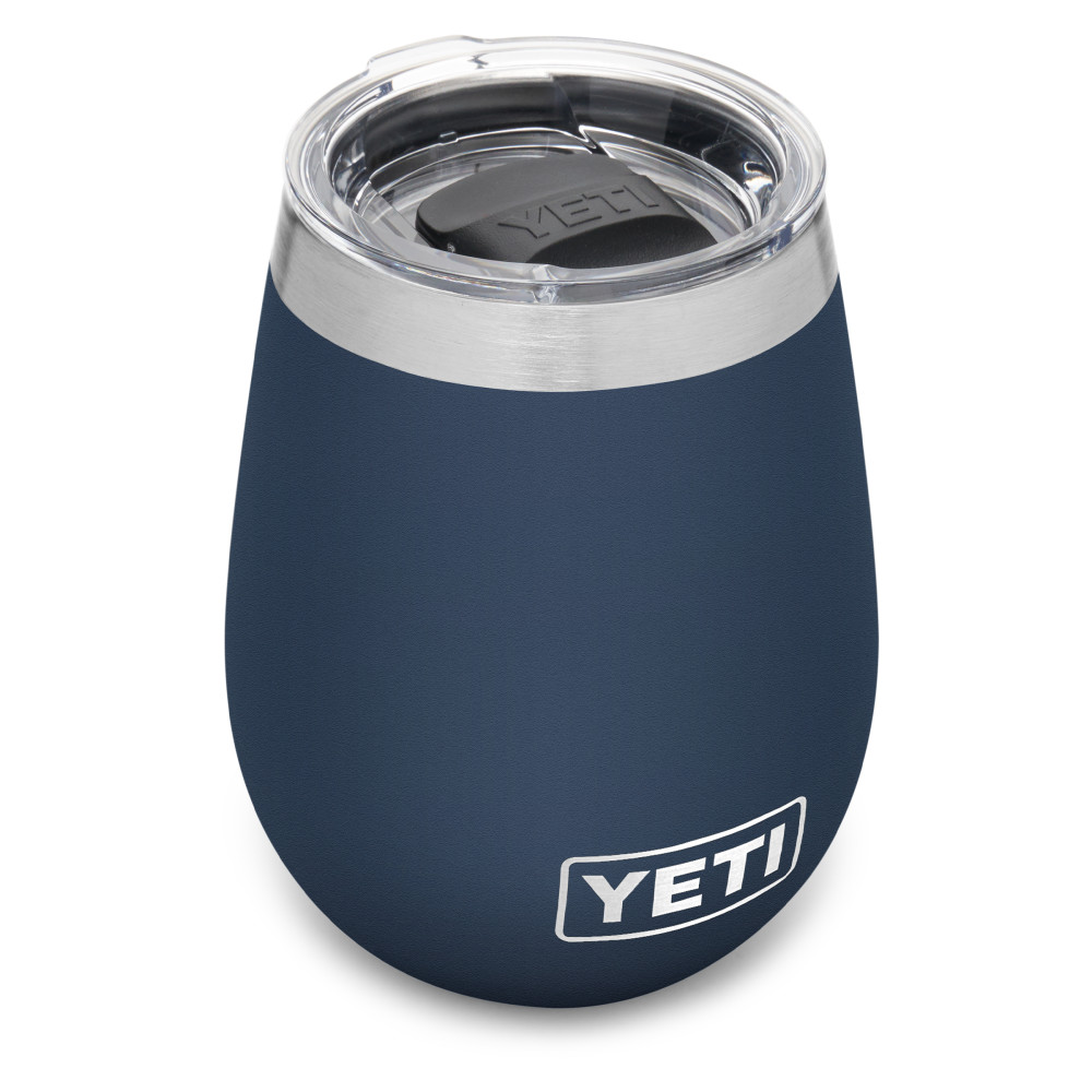 Yeti Rambler Wine Tumbler with MagSlider Lid 10oz， Navy