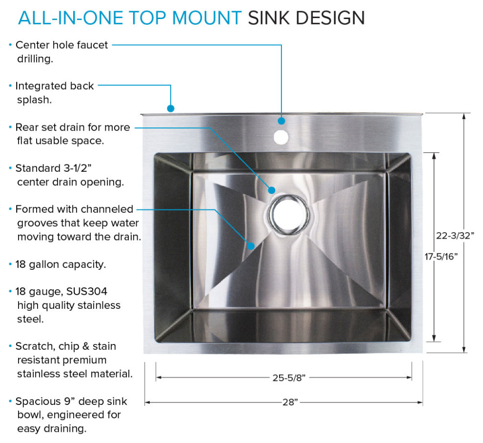 Transolid TRS_EWS 2822S 28 quot  Utility Sinks   by Buildcom  Houzz