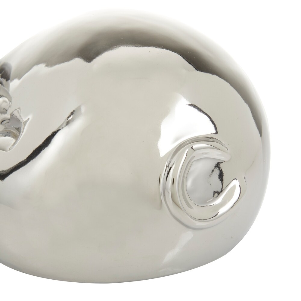 Porcelain Pig Sculpture   13 x 9 x 5