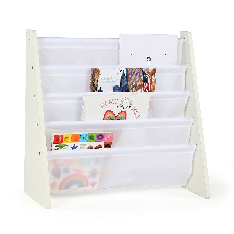 Humble Crew 4-Pocket Wood Book Rack