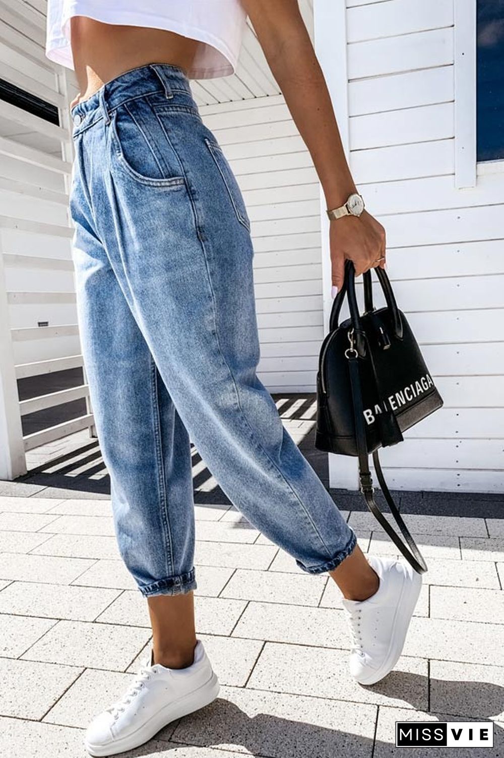 Casual Loose Straight Jeans