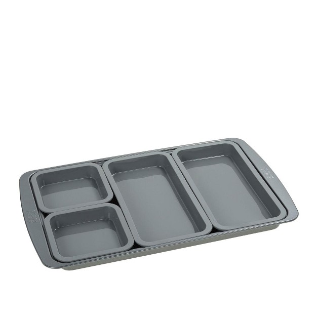 Wolfgang Puck Nonstick Sheet Pan And 4 Silicone Trays Refurbished