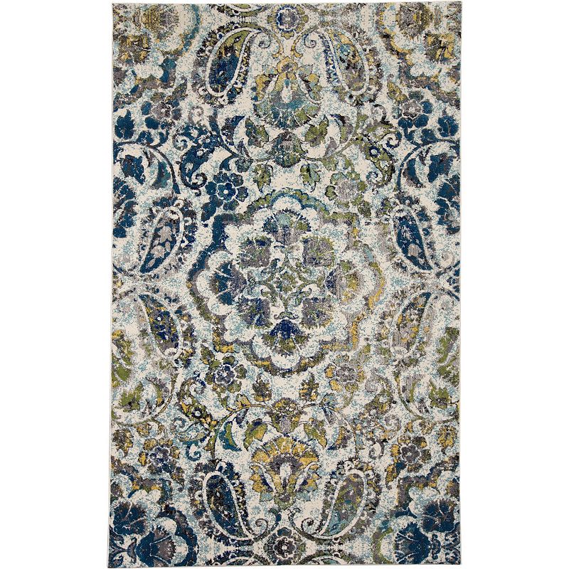 Weave and Wander Omari Blue Rug