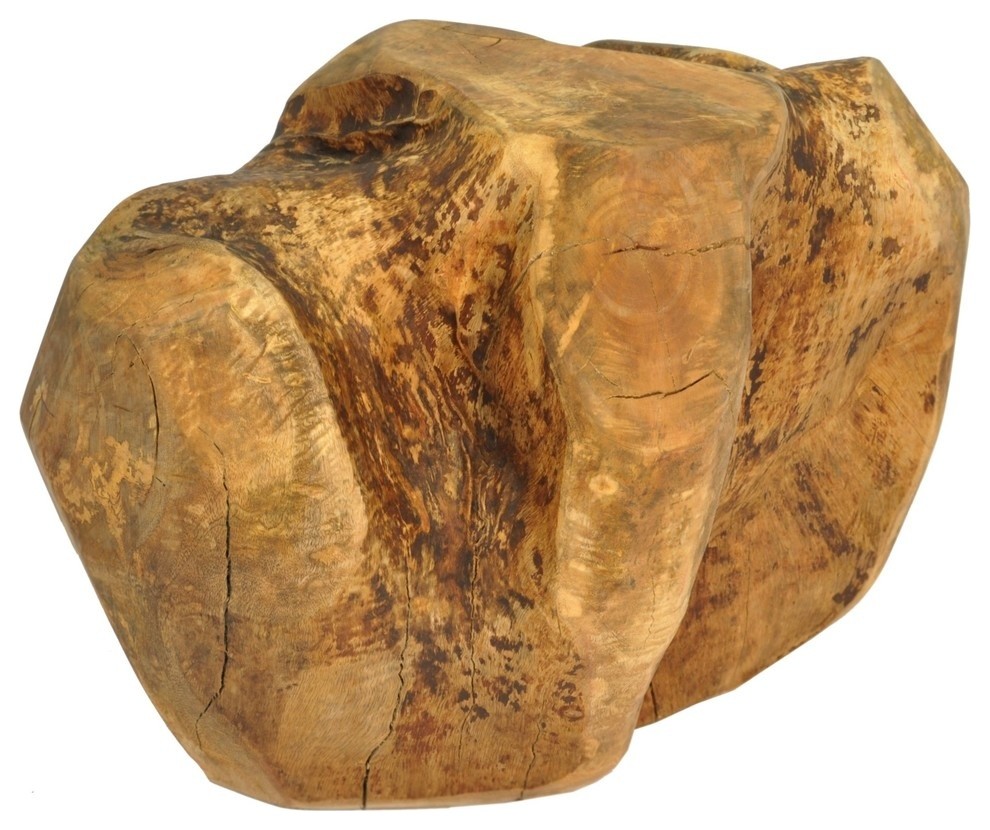 Mango Sculptural Side Table   Rustic   Side Tables And End Tables   by Rotsen Furniture  Houzz